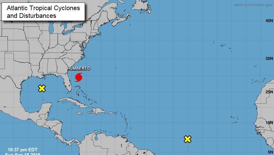 Tropical storm force winds possible along Florida east coast