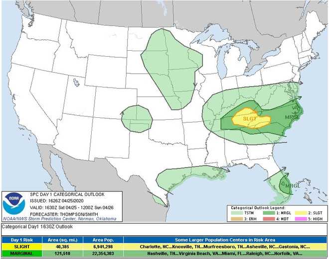 Piedmont Triad weather: Risk for severe storms Saturday night