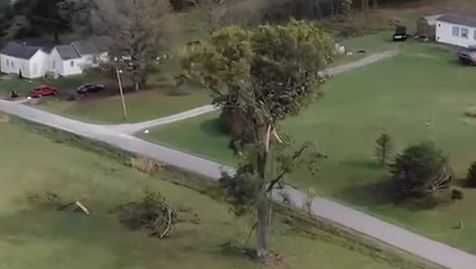 Two tornadoes touch down in southern Indiana
