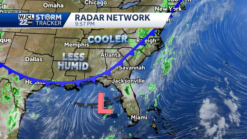Rain chances and cooler temperatures return for Southeast Georgia and the Lowcountry next week