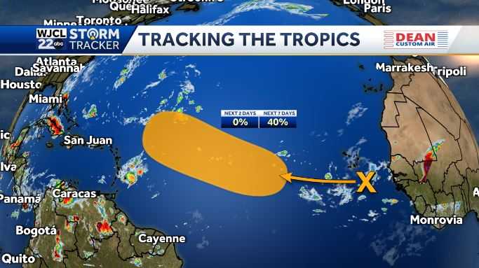 Tracking the Tropics: NHC monitoring a tropical disturbance - WJCL
