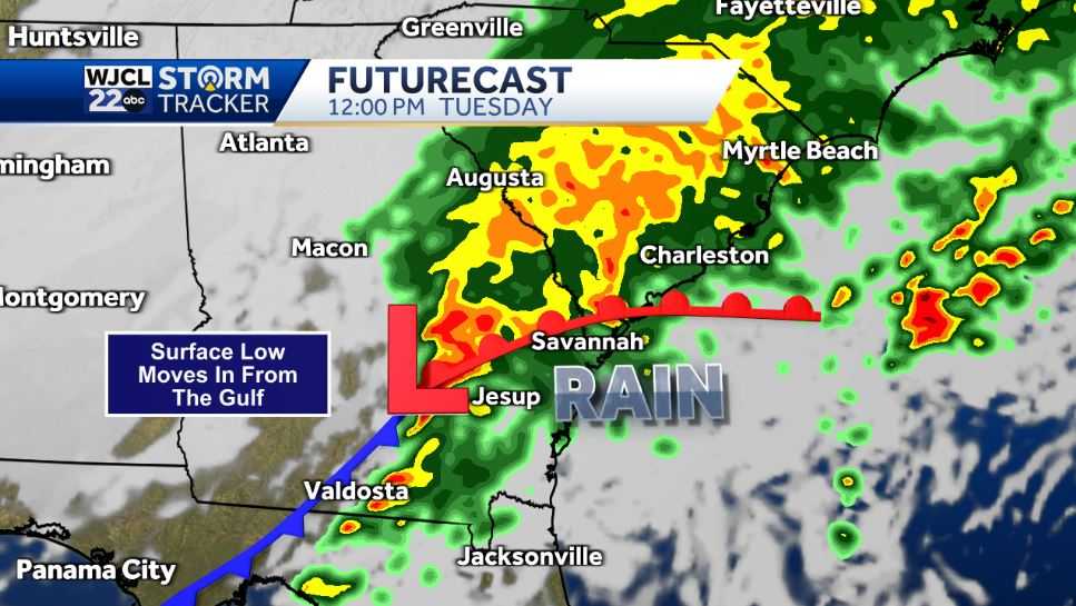 Rain returns to the forecast early next week - WJCL