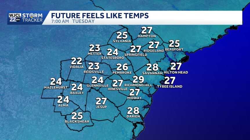 Cooler temperatures in the New Year's Forecast for Southeast Georgia ...