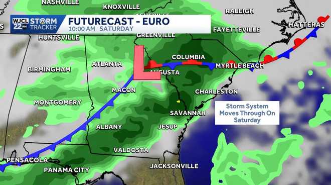 Storm system will bring rain to Southeast Georgia and the Lowcountry on ...