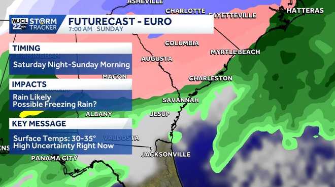 Cold start on Tuesday and rain returns this weekend across Southeast ...