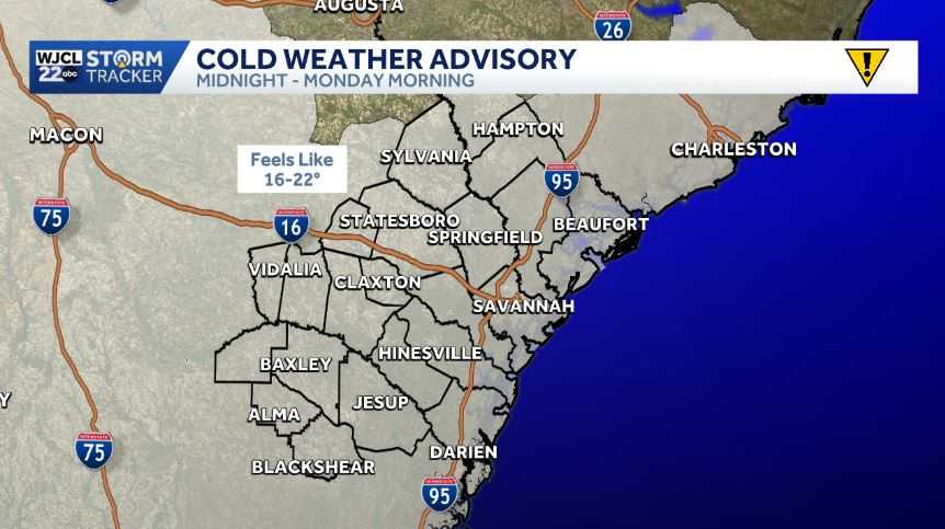 Freezing start to the work week for Southeast Georgia and the ...