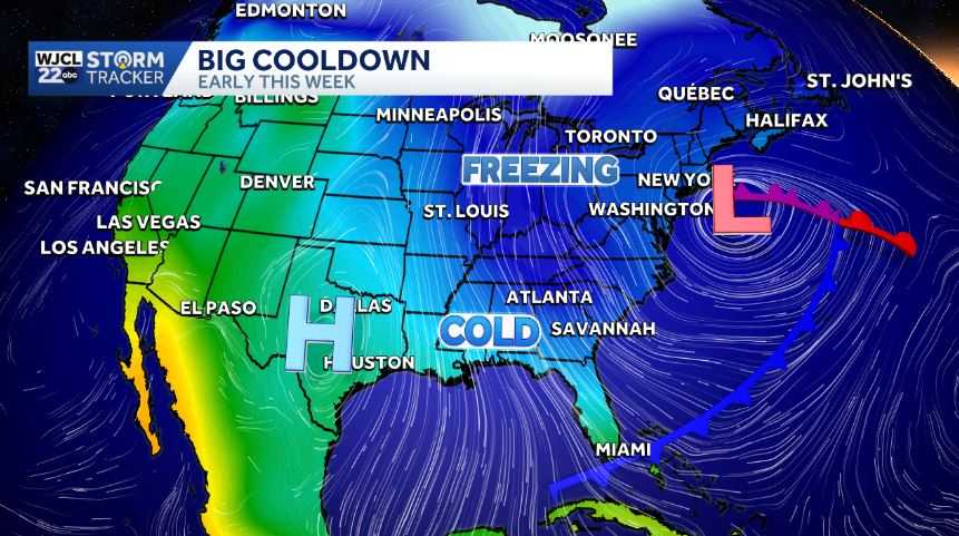 Impact Days: Freezing start to the work week for Southeast Georgia and ...