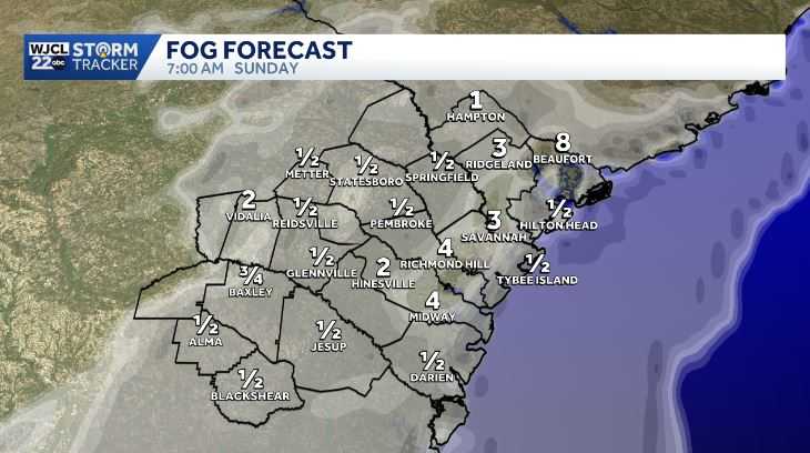 A few showers and thunderstorms are possible for Southeast Georgia and ...