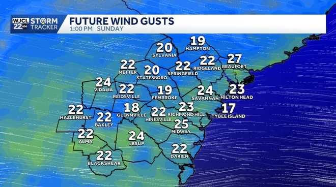 Pleasant weather continues on Sunday for Southeast Georgia and the ...