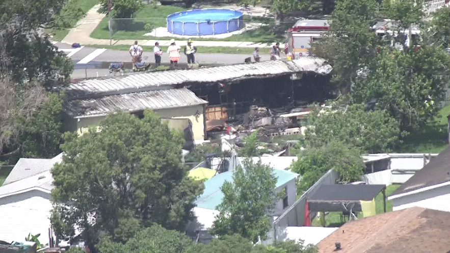 Woman killed in Orange County mobile home fire, officials say - WESH