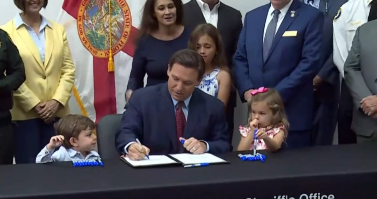 Gov. DeSantis Signs Bill For K-9s Injured While Serving