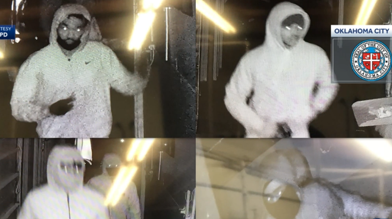 Authorities search for group of suspects on crime spree in OKC