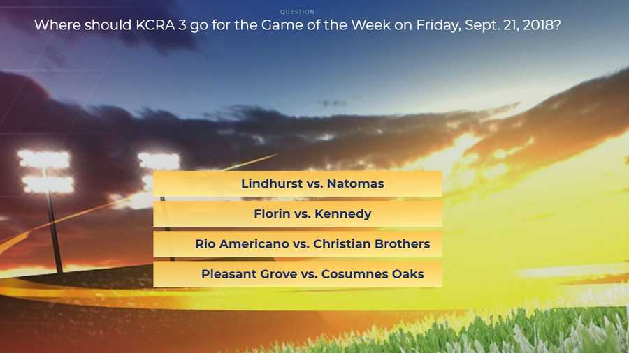 Game Of The Week Poll Sept 21 2018