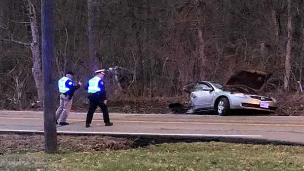 Car Splits In Half, Multiple People Hurt In West Chester Crash