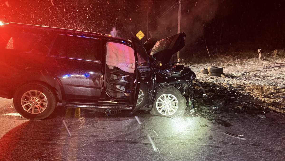 Maryland man dies after 2vehicle crash in Mendon