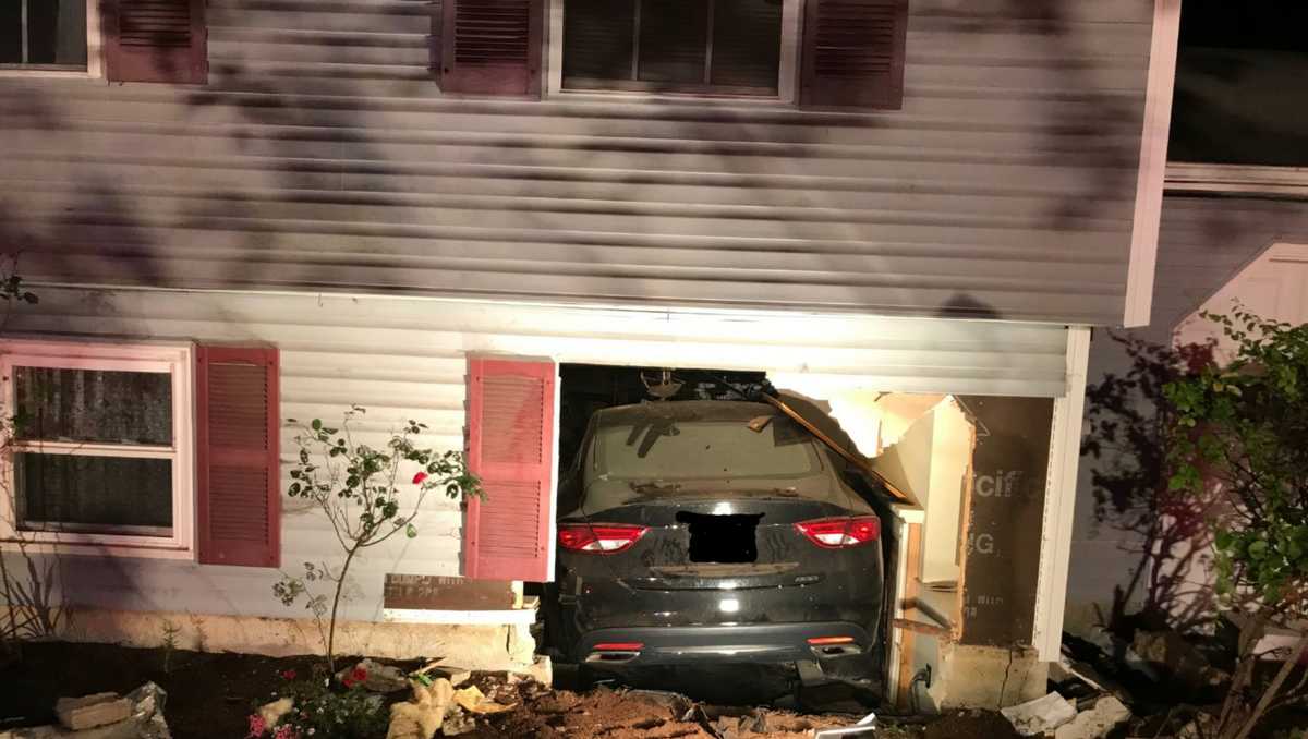 Photos: Car Crashes Into Aberdeen House, Injuring Teenager