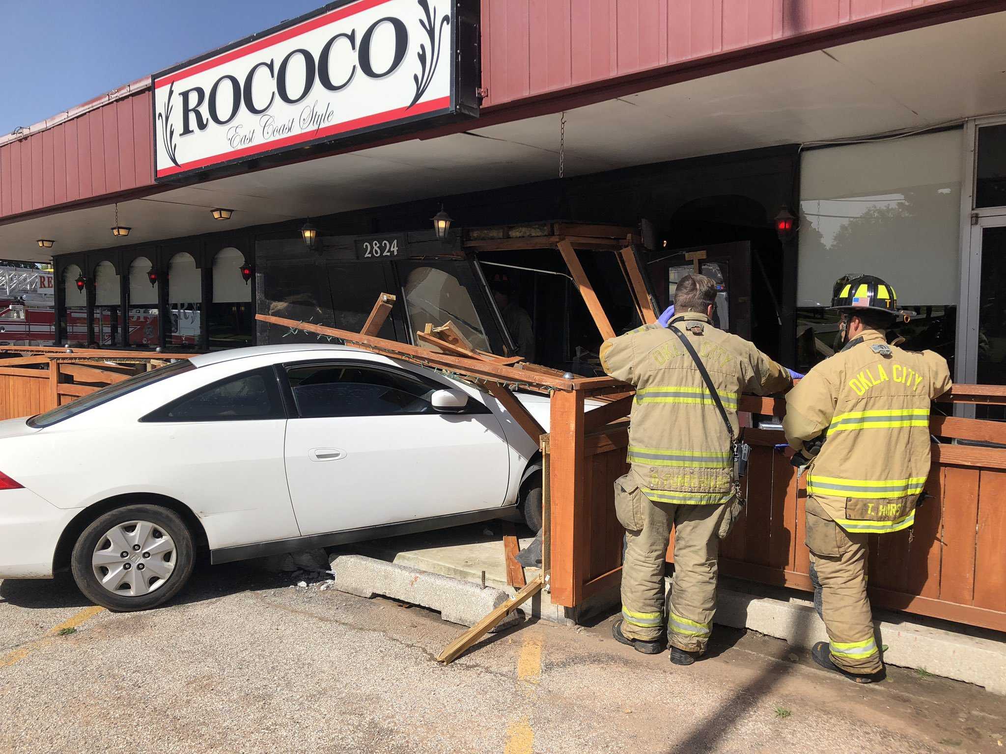 Person Taken To Hospital After Car Crashes Into Restaurant, OKCFD Says