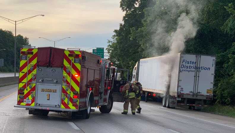 I-71/I-75 NB reopened near Dixie Highway after semi fire