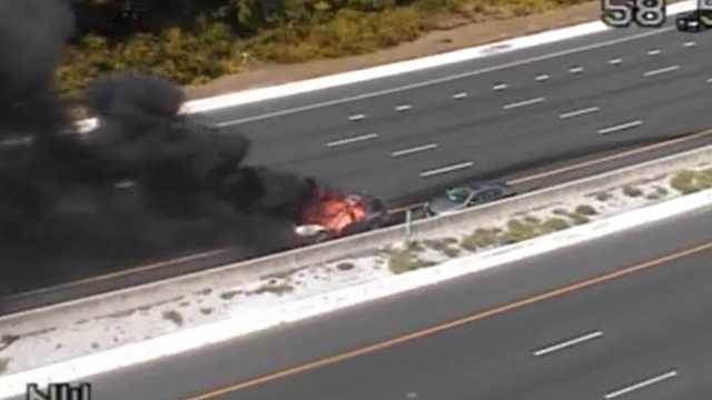 Southbound I-95 closed in Baltimore amid car fire - Vimarsana News