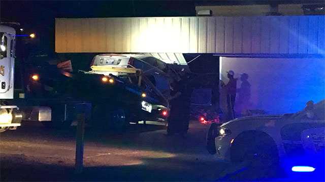Teen arrested after crashing into church building during police chase
