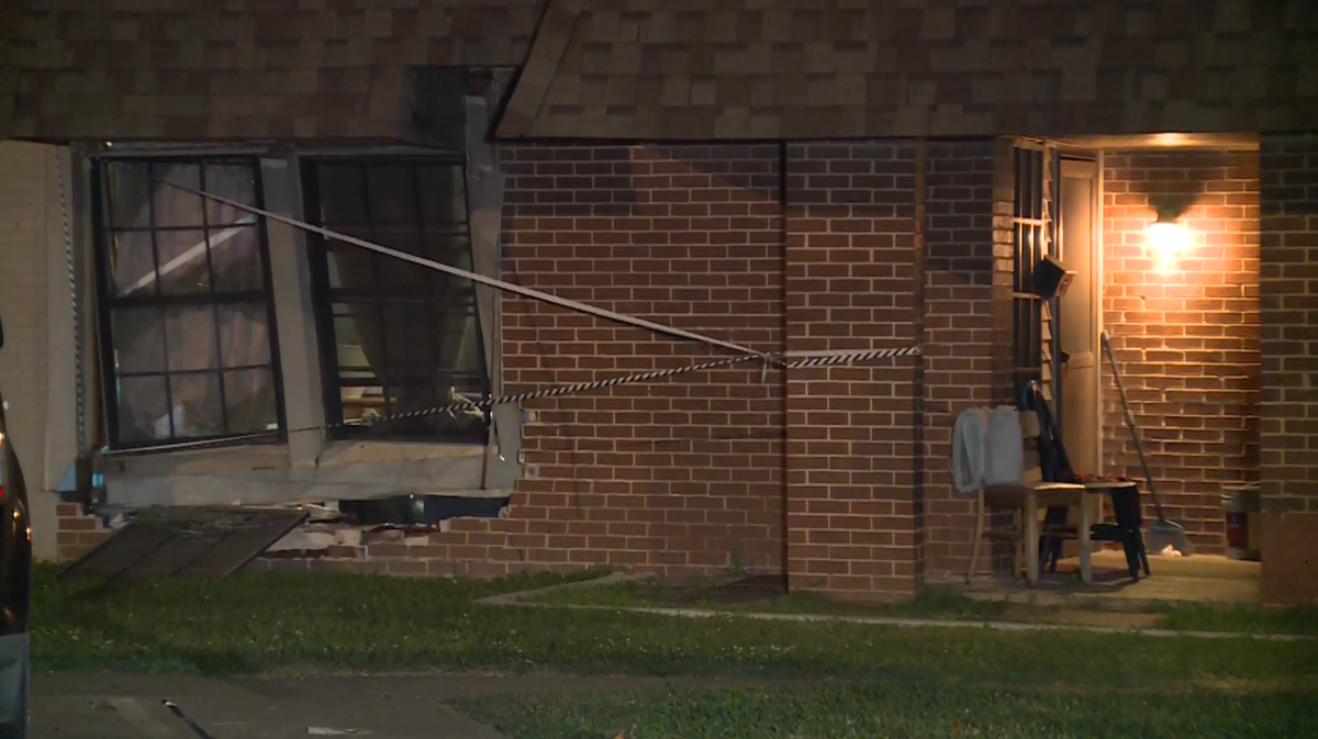 OKC police search for driver after crashing into home