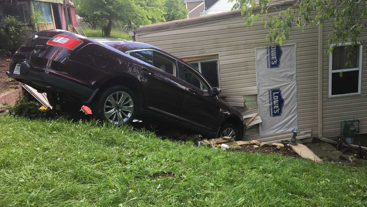 Car crashes into home in Pittsburgh's Spring HillCity View neighborhood