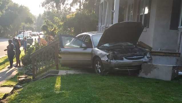 Police look for 13-year-old hit-and-run driver who crashed into home