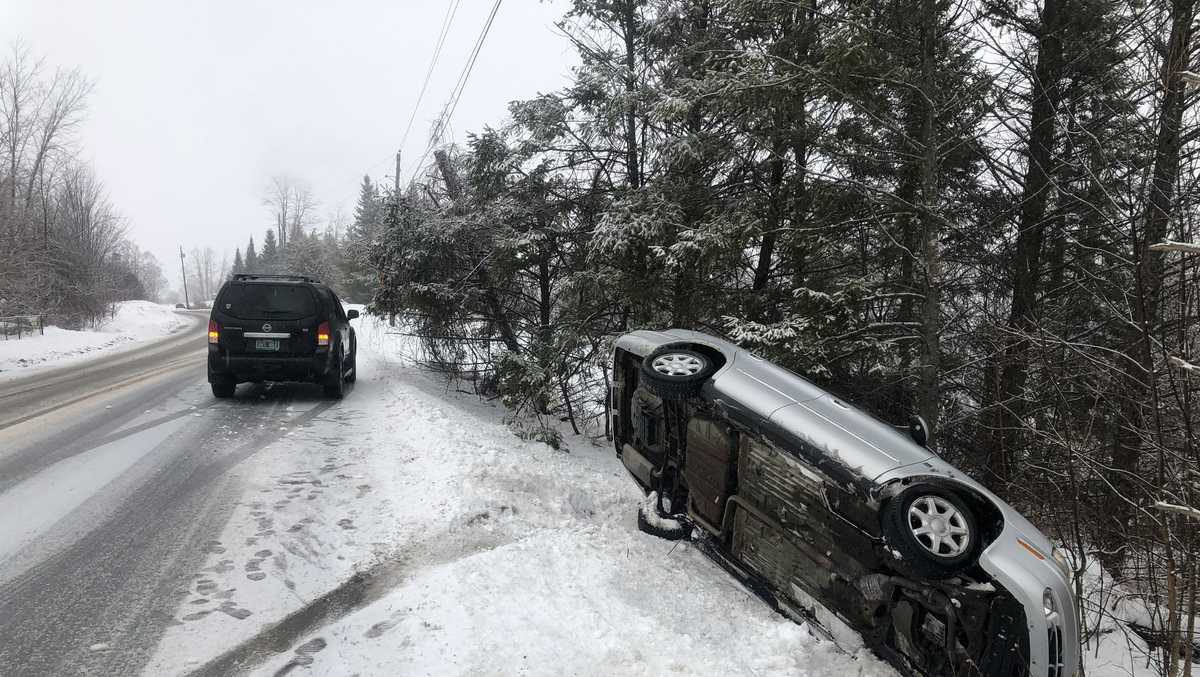 Snow In Vermont, North Country Creates Hazardous Road Conditions