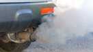 Car Exhaust Smoke Closeup