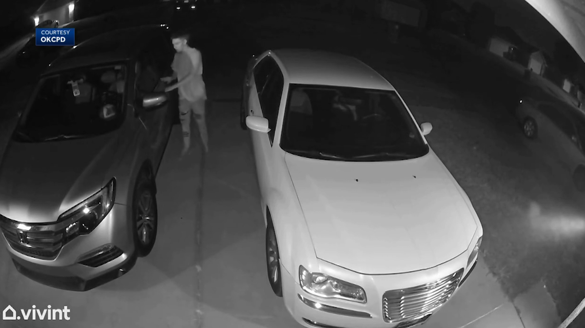 Police search for suspect accused of stealing car from OKC home