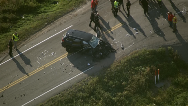 SUV and bus accident in Ozaukee County