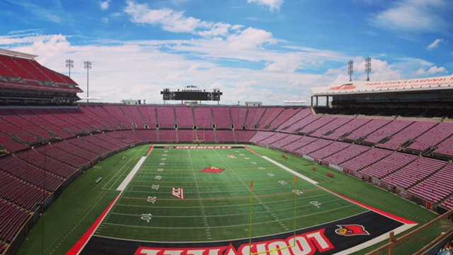 Boxes at Cardinal Stadium 