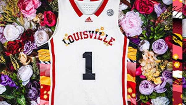 NCAA Louisville Cardinals Pink Jersey - L
