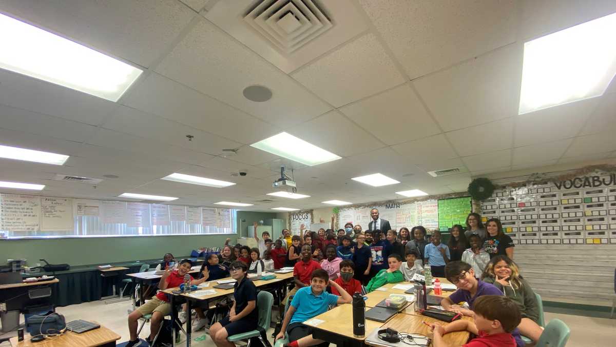 Career Day at Florida elementary school