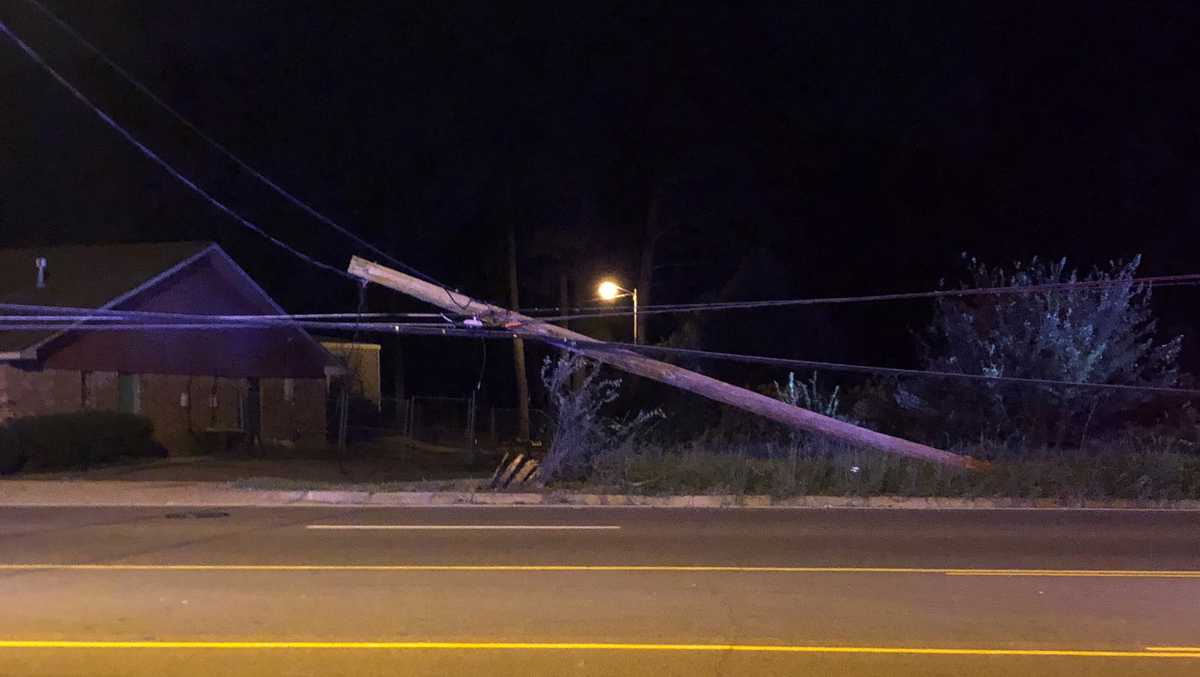 Driver hits light pole with car in overnight crash