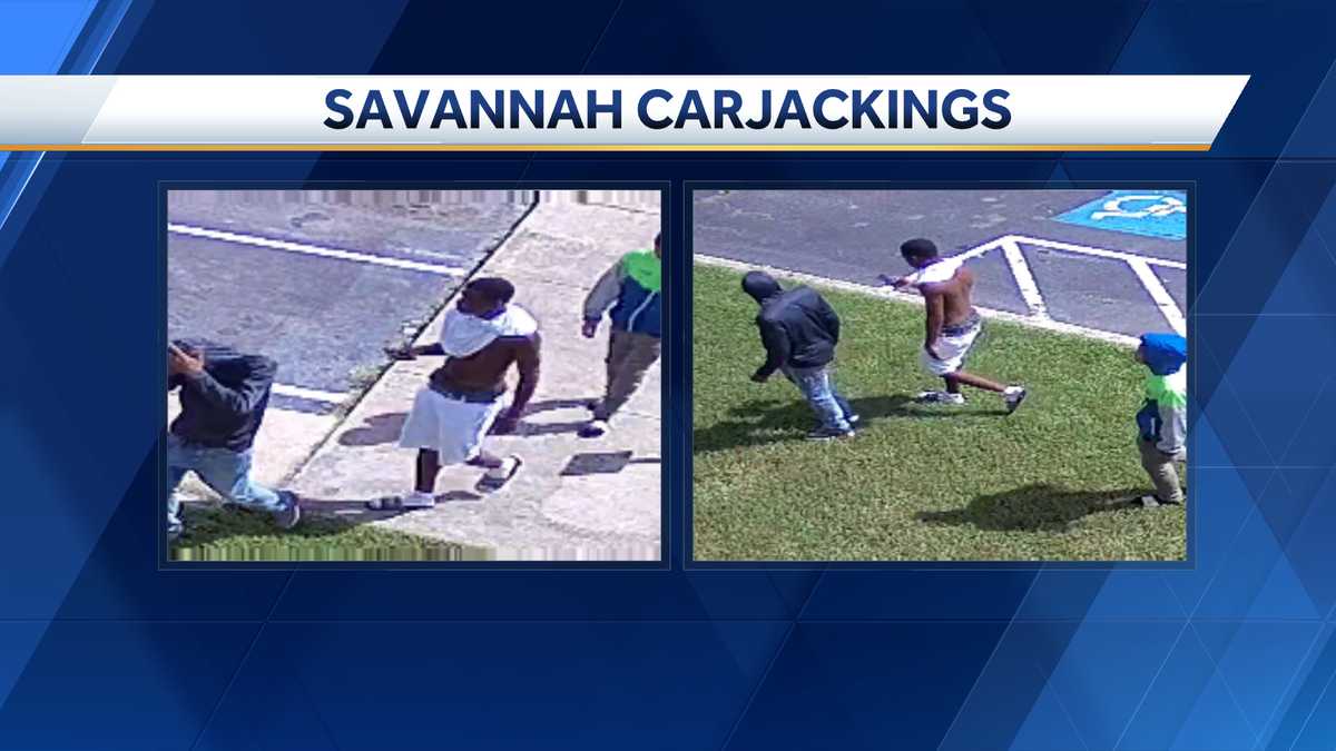 Police say they're behind several Savannah carjackings. Can you help