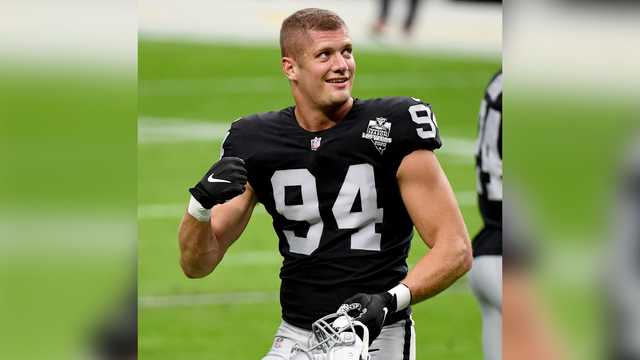 Las Vegas Raiders' defensive end Carl Nassib makes NFL history