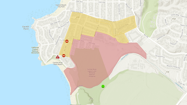 Evacuation order issued for Carmel River Lagoon area - Vimarsana News
