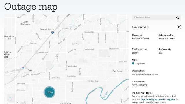Over 18,000 SMUD customers without power in Carmichael - Vimarsana News