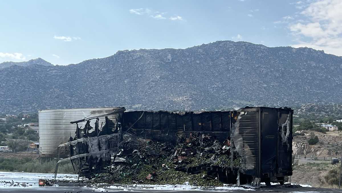 Interstate 40 reopened after semi fire