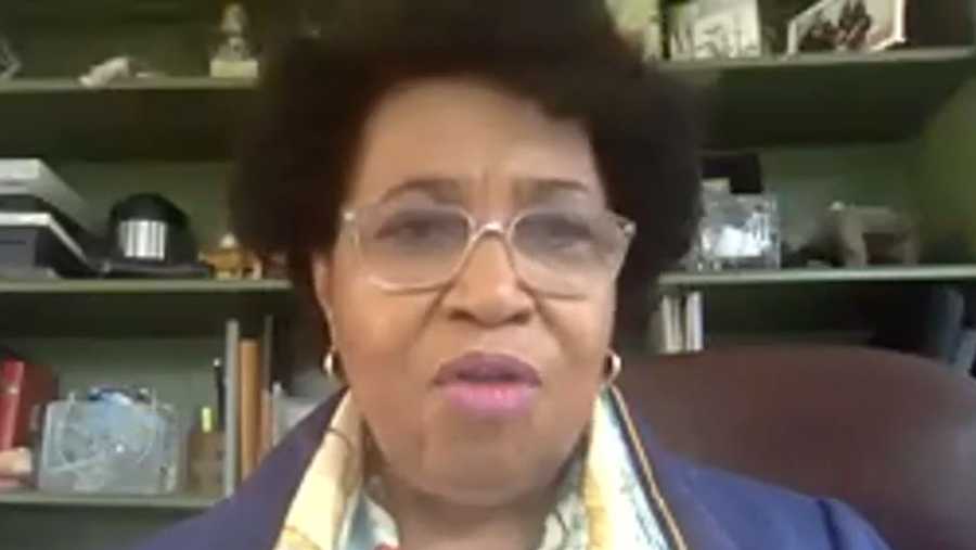 Carol Moseley Braun speaks to a New Hampshire virtual town hall on voting