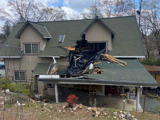 Driver Injured After Crashing Through Second Story of Calif. Home