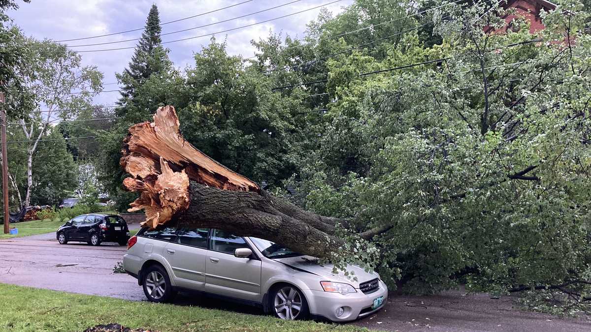 Vermont weather Strong thunderstorms cause damage, power outages