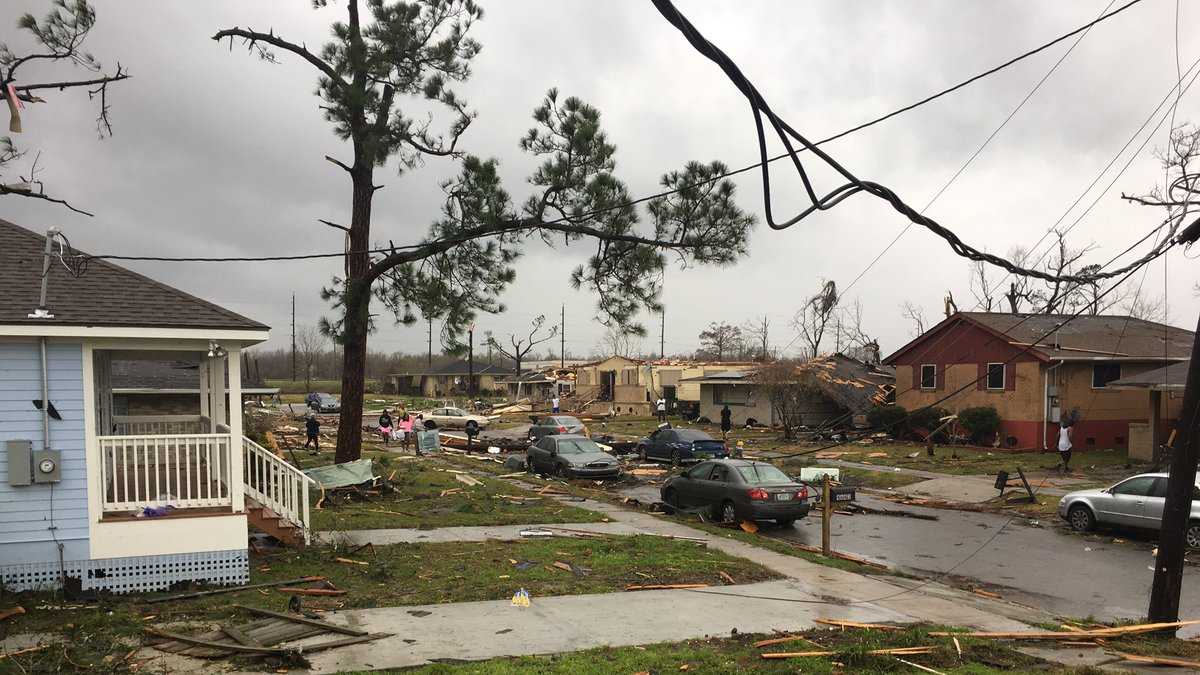 PHOTOS Damage in New Orleans from tornado