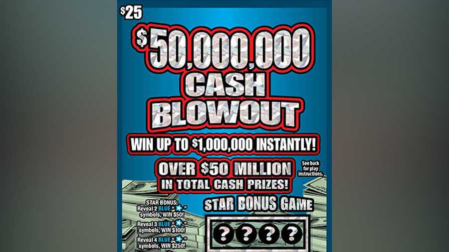 $50,000,000 Cash Blowout game ticket