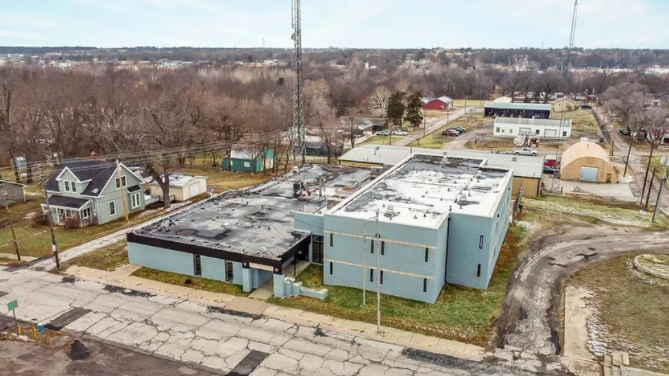 Photos show the inside of the Cass County Jail which is for sale