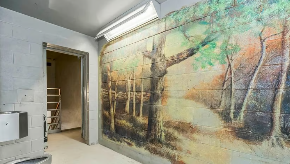 Photos show the inside of the Cass County Jail which is for sale