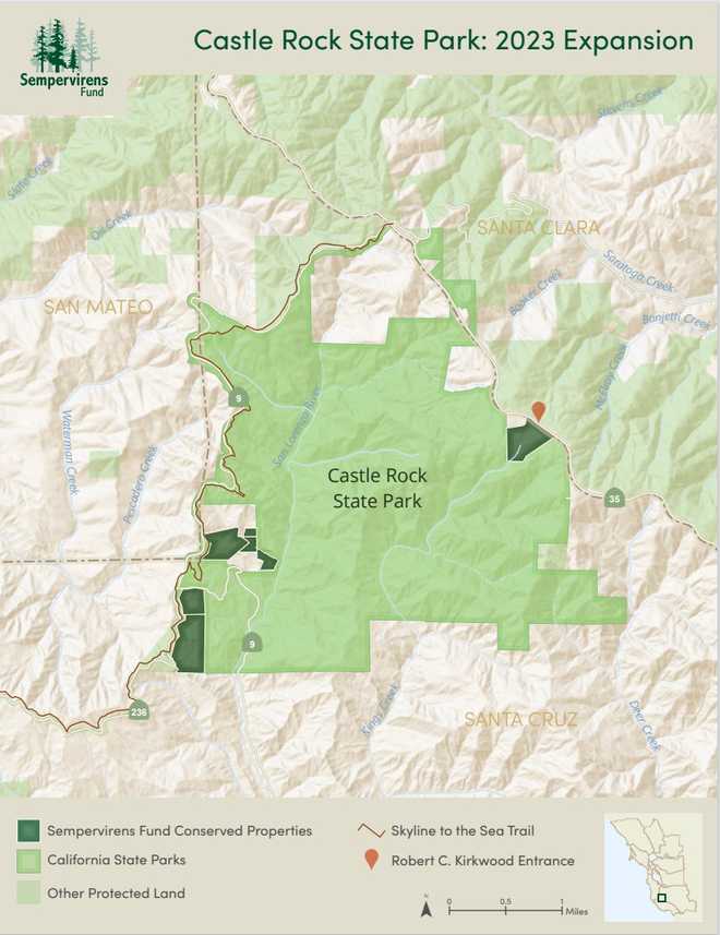 Castle Rock State Park To Be Permanently Expanded, Adding Over 200 Acres