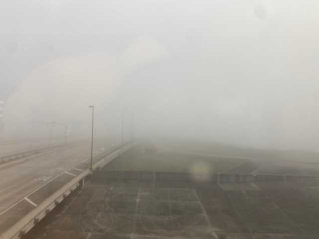 Causeway Bridge reopened after closing due to low visibility