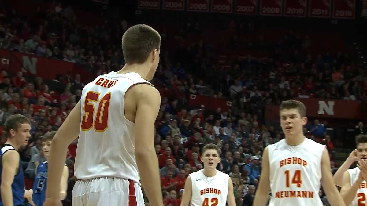 Bishop Neumann wins third state basketball title in four years